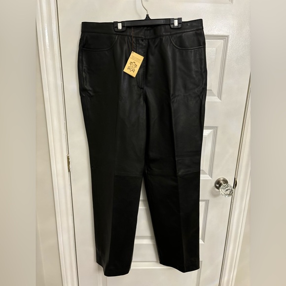 Gerry Weber Pants - Gerry Weber Women Pants Real Leather Size 16